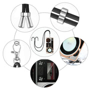 For Honor X9a / Magic5 Lite Electroplating Dual-side IMD Phone Case with Lanyard(Retro Radio)