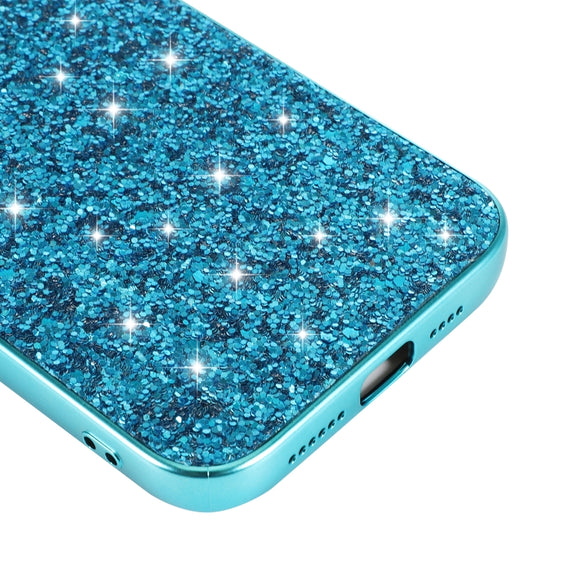 For iPhone 15 Glitter Powder TPU Phone Case(Silver)