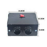 Car High-power Electric Heater Defroster, Specification:24V 2-hole
