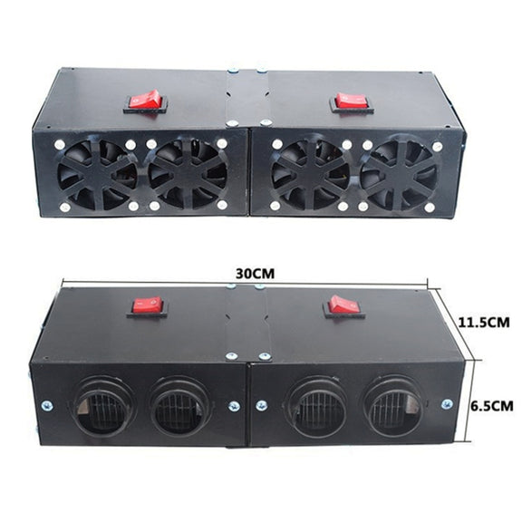 Car High-power Electric Heater Defroster, Specification:24V 4-hole
