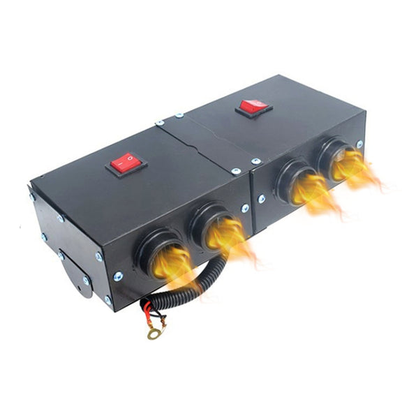 Car High-power Electric Heater Defroster, Specification:24V 4-hole