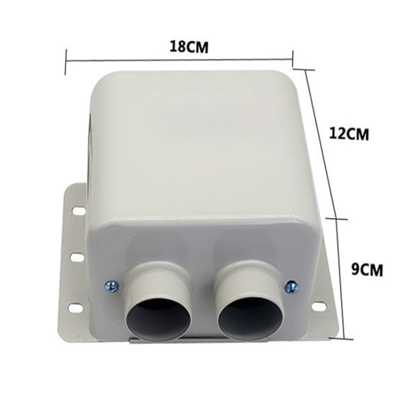 Car High-power Electric Heater Defroster, Specification:12V Classic 2-hole 600W