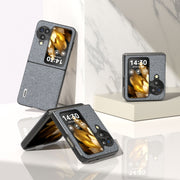 For OPPO Find N3 Flip ABEEL Diamond Black Edge Phone Case(Jewel Black)