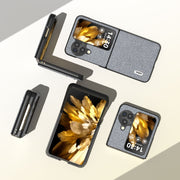 For OPPO Find N3 Flip ABEEL Diamond Black Edge Phone Case(Jewel Black)