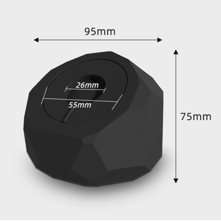 Diamond-shaped 2 in 1 Wireless Charging Silicone Base(White)