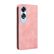 For OPPO A60 4G Global BETOPNICE Suction RFID Anti-theft Leather Phone Case(Pink)