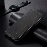 For Huawei Pura 70 Ultra Denim Texture Leather Phone Case(Black)