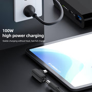 100W K 4.0X1.7mm Female to USB-C/Type-C Male Plug Charging Adapter