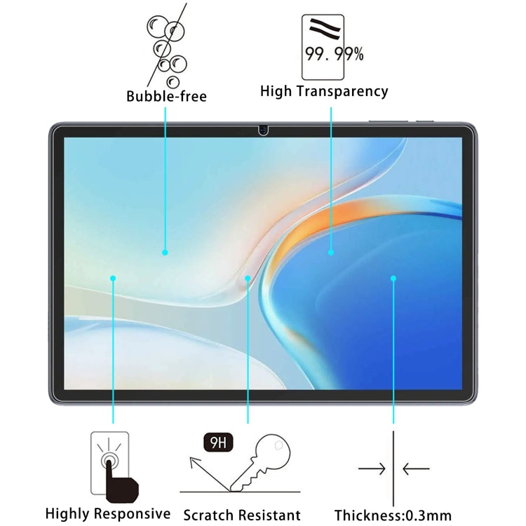 For Ulefone Tab W10 10.1 9H 0.3mm Explosion-proof Tempered Glass Film