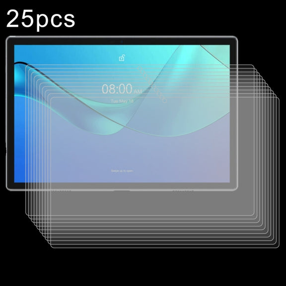 For Ulefone Tab A7 10.1 25pcs 9H 0.3mm Explosion-proof Tempered Glass Film