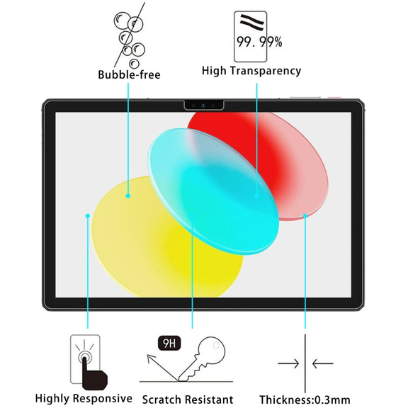 For Ulefone Tab A8 25pcs 9H 0.3mm Explosion-proof Tempered Glass Film