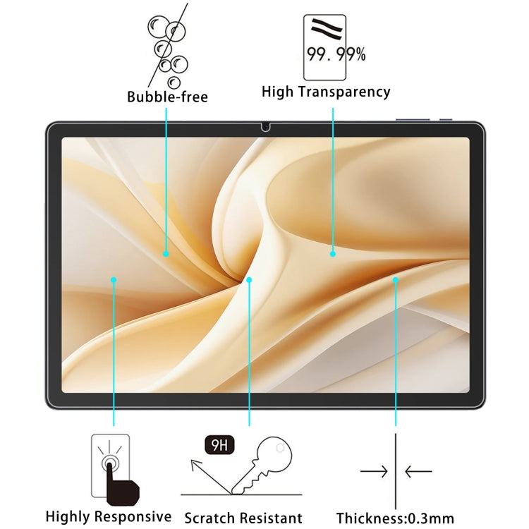 For Ulefone Tab A11 Pro 25pcs 9H 0.3mm Explosion-proof Tempered Glass Film