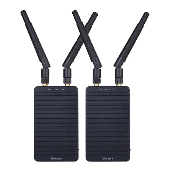 Measy T1 4K HDMI 2.0 Wireless Audio Video Transmitter Receiver Extender Transmission System, Transmission Distance: 200m, EU Plug(Black)