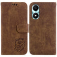For Honor X5 Plus / Play 40C Little Tiger Embossed Leather Phone Case(Brown) - Honor Cases by PMC TechLife | Online Shopping South Africa | PMC TechLife