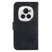 For Honor Magic6 Pro Little Tiger Embossed Leather Phone Case(Black)