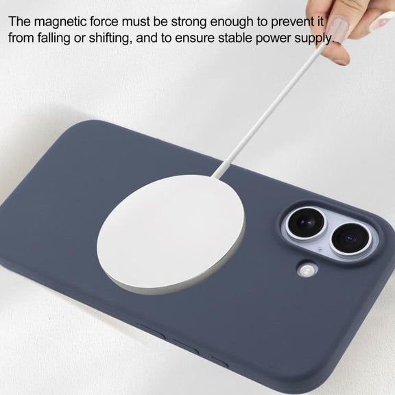 For iPhone 16 Plus Liquid Silicone Full Coverage MagSafe Phone Case(Red)