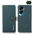For Honor X50i 5G/90 Lite KHAZNEH Custer Genuine Leather RFID Phone Case(Green) - Honor Cases by PMC TechLife | Online Shopping South Africa | PMC TechLife | Buy Now Pay Later Mobicred