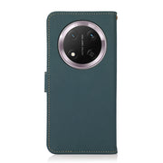 For Honor X9c KHAZNEH Custer Genuine Leather RFID Phone Case(Green)