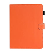 For 10 inch Universal Solid Color Horizontal Flip Leather Case with Card Slots & Holder & Pen Slot(Orange)