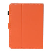 For 10 inch Universal Solid Color Horizontal Flip Leather Case with Card Slots & Holder & Pen Slot(Orange)