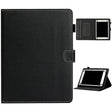 For 10 inch Universal Solid Color Horizontal Flip Leather Case with Card Slots & Holder & Pen Slot(Black) - 10 - 11 inch by PMC TechLife | Online Shopping South Africa | PMC TechLife | Buy Now Pay Later Mobicred