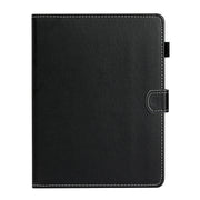 For 10 inch Universal Solid Color Horizontal Flip Leather Case with Card Slots & Holder & Pen Slot(Black)