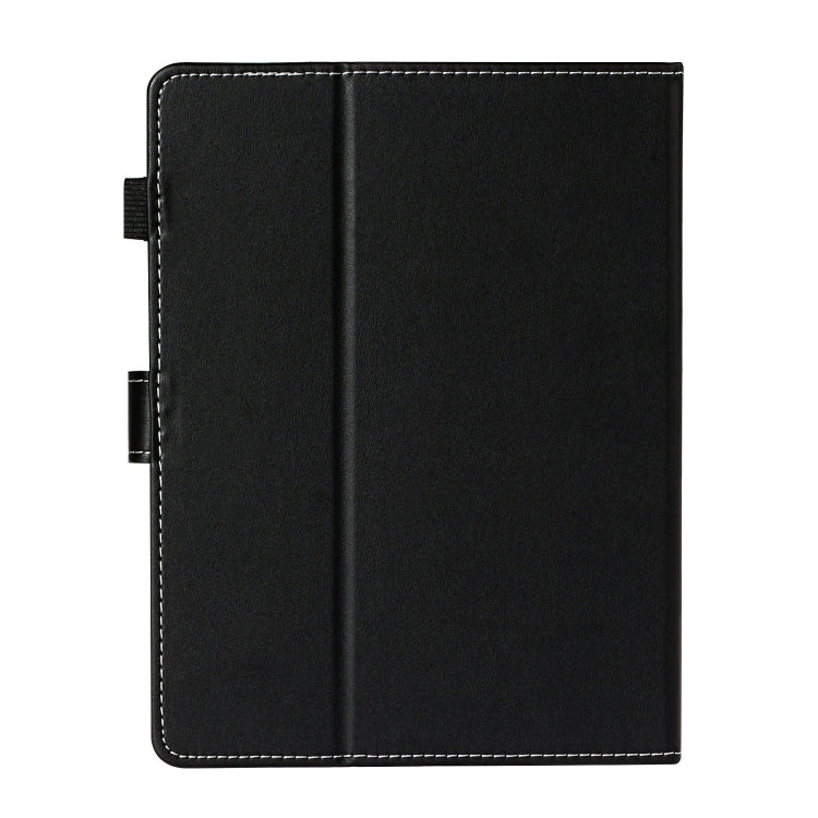 For 10 inch Universal Solid Color Horizontal Flip Leather Case with Card Slots & Holder & Pen Slot(Black)