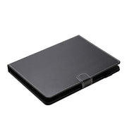 For 10 inch Universal Solid Color Horizontal Flip Leather Case with Card Slots & Holder & Pen Slot(Black)