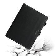 For 10 inch Universal Solid Color Horizontal Flip Leather Case with Card Slots & Holder & Pen Slot(Black)