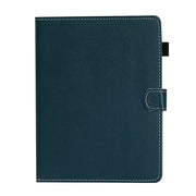 For 10 inch Universal Solid Color Horizontal Flip Leather Case with Card Slots & Holder & Pen Slot(Dark Green)