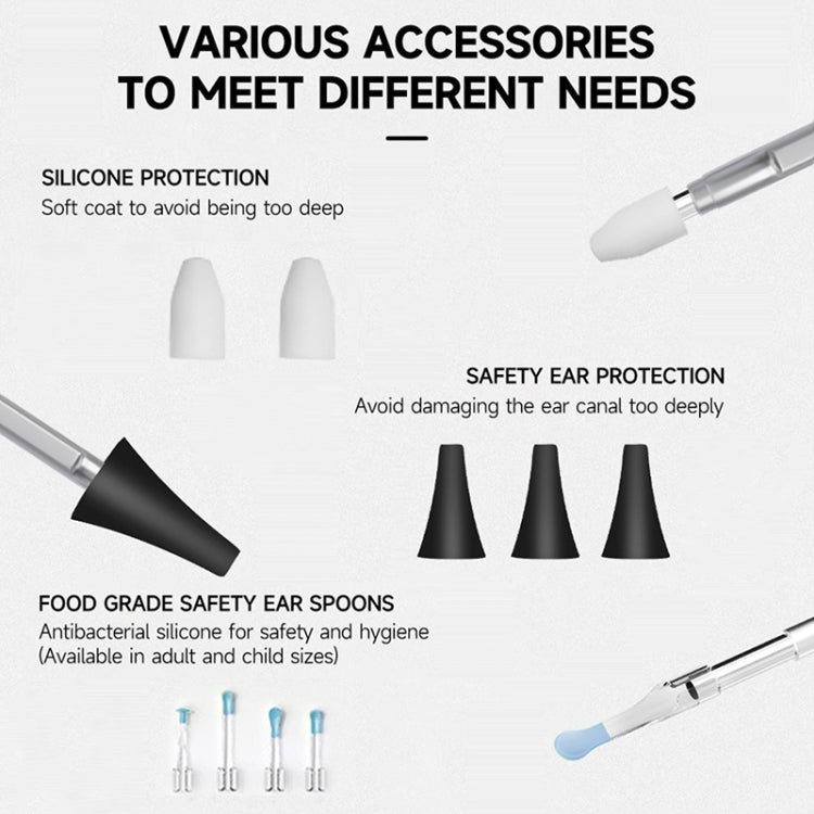 C02 Visible Ear Spoon with 4.5 inch Sreen