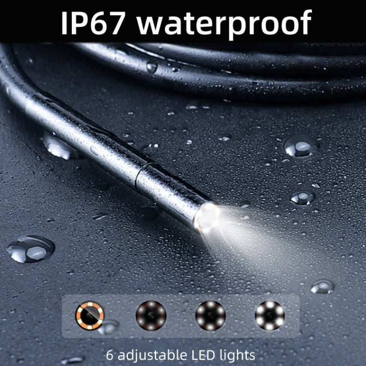 T23 7.9mm Dual Lenses 7 inch Screen Industrial Endoscope, Spec:1m Tube