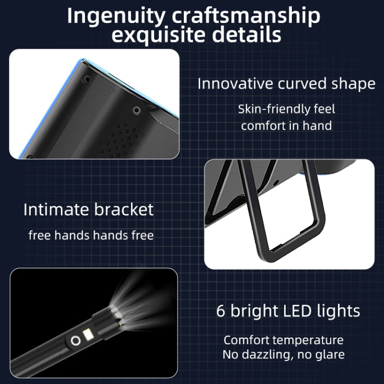 T23 5mm Dual Lenses 7 inch Screen Industrial Endoscope, Spec:1m Tube