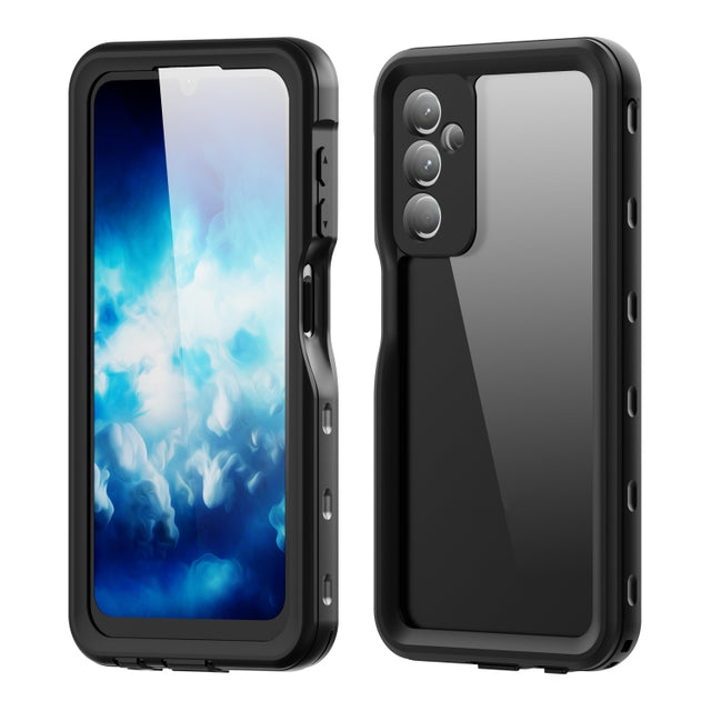 For Samsung Galaxy A25 5G RedPepper IP68 Life Water-resistant Phone Case(Black)