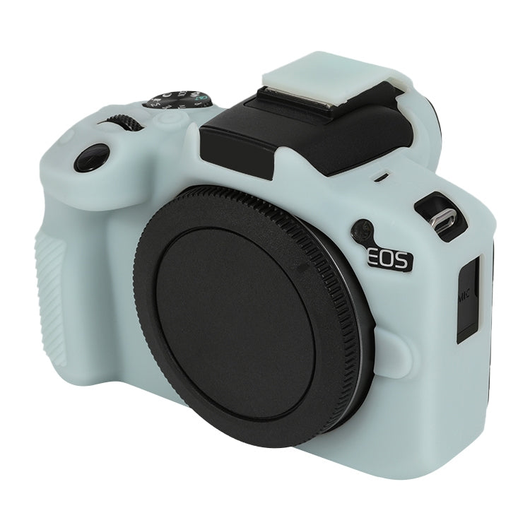 For Canon EOS R50 Soft Silicone Protective Case(Jello Green)