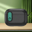 For AirPods Pro 2 Carbon Fiber Texture Wireless Earphones Case with Security Lock(Dark Green) - For AirPods Pro 2 by PMC Jewellery | Online Shopping South Africa | PMC Jewellery | Buy Now Pay Later Mobicred