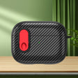 For AirPods Pro Carbon Fiber Texture Wireless Earphones Case with Security Lock(Red) - For AirPods Pro by PMC Jewellery | Online Shopping South Africa | PMC Jewellery | Buy Now Pay Later Mobicred