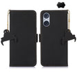 For Sony Xperia 5 V Genuine Leather Magnetic RFID Leather Phone Case(Black) - Sony Cases by PMC TechLife | Online Shopping South Africa | PMC TechLife | Buy Now Pay Later Mobicred