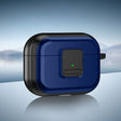 For AirPods Pro 2 TPU + PC Wireless Earphones Case with Magnetic Switch(Blue) - For AirPods Pro 2 by PMC Jewellery | Online Shopping South Africa | PMC Jewellery | Buy Now Pay Later Mobicred