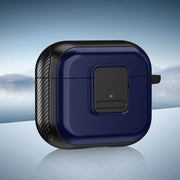 For AirPods 3 TPU + PC Wireless Earphones Case with Magnetic Switch(Blue)