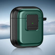 For AirPods 2 / 1 TPU + PC Wireless Earphones Case with Magnetic Switch(Green) - For AirPods 1/2 by PMC Jewellery | Online Shopping South Africa | PMC Jewellery | Buy Now Pay Later Mobicred
