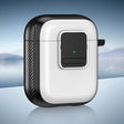 For AirPods 2 / 1 TPU + PC Wireless Earphones Case with Magnetic Switch(White) - For AirPods 1/2 by PMC Jewellery | Online Shopping South Africa | PMC Jewellery | Buy Now Pay Later Mobicred