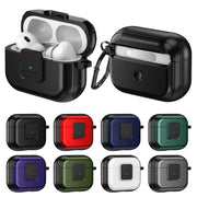 For AirPods 3 TPU + PC Wireless Earphones Case with Magnetic Switch(Green)