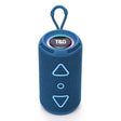 T&G TG-656 Portable Wireless 3D Stereo Subwoofer Bluetooth Speaker Support FM / LED Atmosphere Light(Blue) - free shipping - PMC Jewellery - Order now!