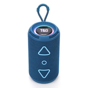 T&G TG-656 Portable Wireless 3D Stereo Subwoofer Bluetooth Speaker Support FM / LED Atmosphere Light(Blue)