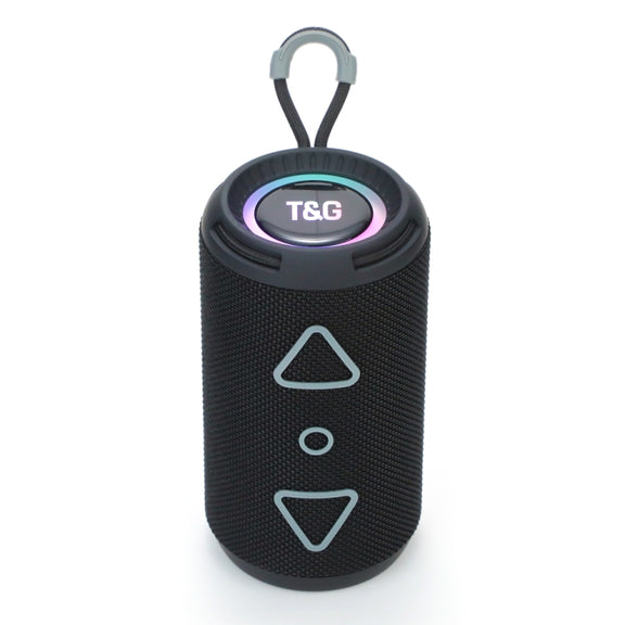 T&G TG-656 Portable Wireless 3D Stereo Subwoofer Bluetooth Speaker Support FM / LED Atmosphere Light(Black)