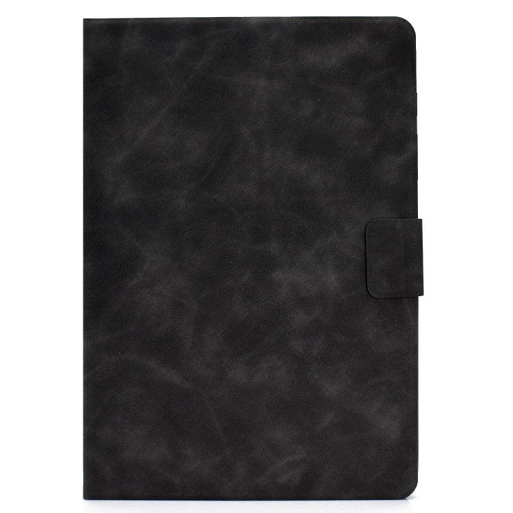 For iPad Air 2022 10.9 Cowhide Texture Leather Smart Tablet Case(Grey)