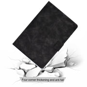 For iPad Air 2022 10.9 Cowhide Texture Leather Smart Tablet Case(Grey)