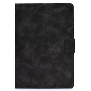 For iPad Pro 11 2024 Cowhide Texture Leather Smart Tablet Case(Grey)