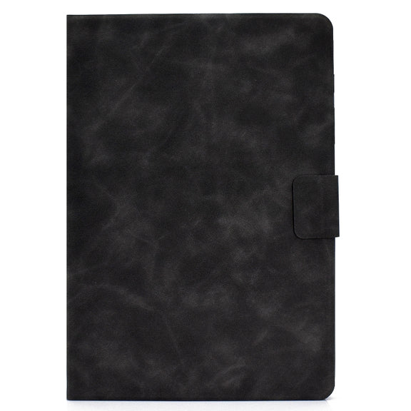 For iPad Pro 11 2024 Cowhide Texture Leather Smart Tablet Case(Grey)